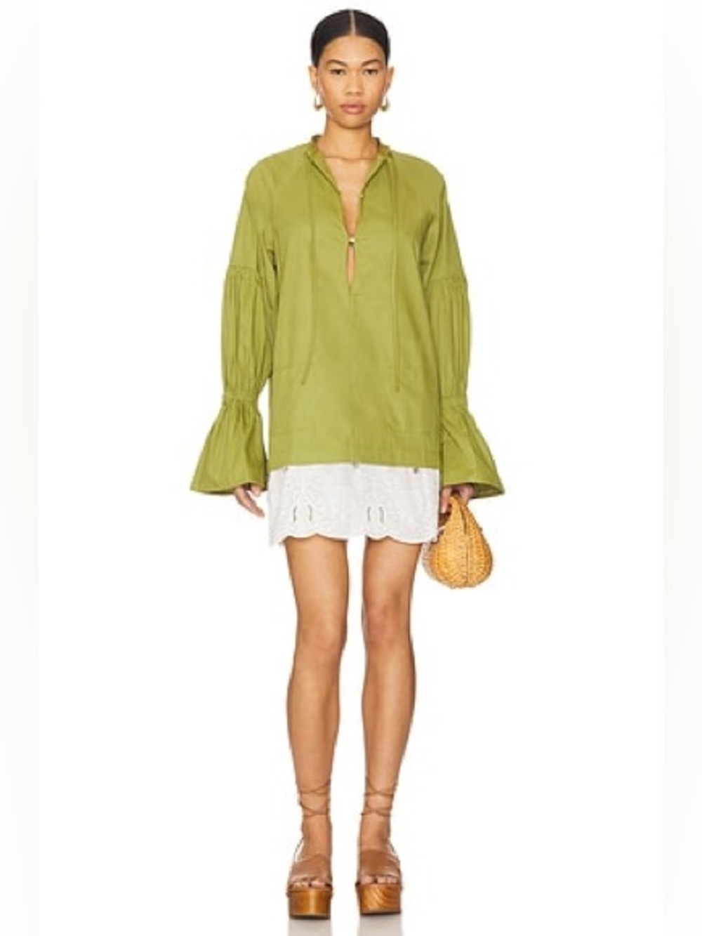 SIEDRES Limela Eyelet Skirt Dress